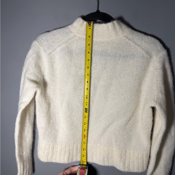 Everlane Alpaca Blend Cropped Crewneck Sweater Size XS - Picture 6 of 6